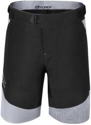 Force Pantaloni scurti Force Storm pana la talie cu bazon, negru/gri XL (FRC900341-XL)