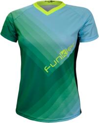 Funkier Tricou polo FUNKIER Termoli-W Enduro Women S/S - Green/Blue XS (JWE-820-GB-XS)