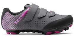 Northwave - pantofi pentru ciclism MTB XC pentru femei Origin 2 Wmn - gri metalic roz fucsia (80222018-85)
