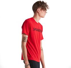 Specialized Tricou SPECIALIZED Men's Wordmark SS - Flo Red L (64622-3644)