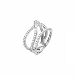 JOOP! Női gyűrű nemesacél ezüst cirkónia Refined JPRG00796A1 56 (17.8 mm Ø)