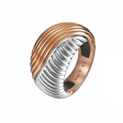 JOOP! Női gyűrű nemesacél ezüst rosegold Waves JPRG10609A 57 (18.1 mm Ø)