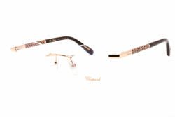 Chopard VCHF47 szemüvegkeret csillógó Copper arany / Clear lencsék női