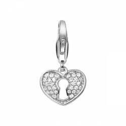 Esprit nyaklánc kiegészítő Charms ezüst Heartlock Herzschloss ESCH91502A000