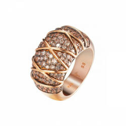 JOOP! Női gyűrű ezüst rosegold cirkónia MOSAICS JPRG90724C 57 (18.1 mm Ø)