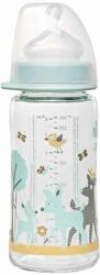 Nip Бебешко стъклено шише NIP - Flow M, 0 м+, 240 ml, boy (4000821350632) - ozone