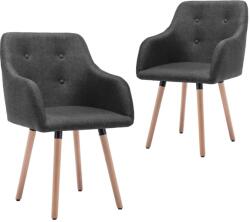 vidaXL 2 buc gri închis 322982