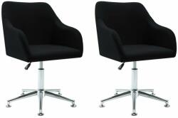 vidaXL 2 buc negru 283485