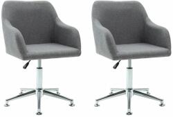 vidaXL 2 buc gri deschis 283479