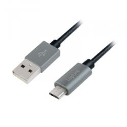 LogiLink USB 2.0 kábel USB AM-Micro BM nejlonfonat 2m (CU0134)