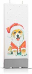 FLATYZ Holiday Santa Claus Dog lumanare 6x15 cm