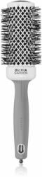 Olivia Garden Expert Shine Wavy Bristles White&Grey perie de par průměr 45 mm 1 buc