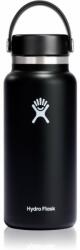 Hydro Flask Wide Mouth Flex Cap sticlă termos culoare Black 946 ml