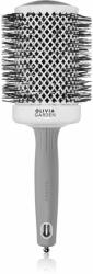Olivia Garden Expert Shine Wavy Bristles White&Grey perie de par průměr 65 mm 1 buc
