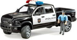 BRUDER Masina de politie RAM 2500 Pickup cu figurina politist, Bruder 02505 (BR-02505)