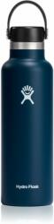Hydro Flask Standard Mouth Flex Cap sticlă termos culoare Dark Blue 621 ml
