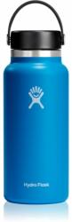 Hydro Flask Wide Mouth Flex Cap sticlă termos culoare Blue 946 ml