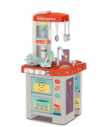 Mattel Jucarie Bucatarie Fisher Price, 32 de accesorii cu sunete lumina si apa (1230055)