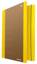 DONAU "Life" A4 karton neon sárga gumis mappa (D2060S)