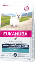 EUKANUBA Adult Breed Specific West Highland Terrier Chicken hrana uscata caini adulti 2.5 kg