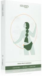 Snuggs Period Underwear Hugger: Extra Heavy Flow Black menstruációs női alsó erős vérzéshez méret XL Black
