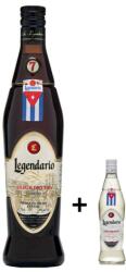 Legendario rum Elixir de Cuba 0, 7L 34% + ajándék Legendario Anejo Blanco Rum 0, 05L 40%