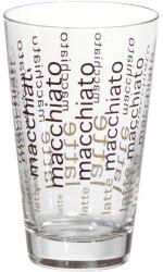 Gastro Latte Macchiato kávés pohár Conical 400 ml, dekorral