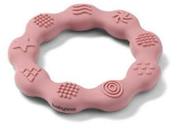 BabyOno rágóka - RING szilikon gyűrű rózsaszín 825/02 - babamarket