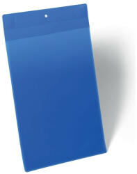 Durable Mágneses dokumentum tároló zseb A4, álló, 10 db/csomag, Durable Neodym, kék - toptoner