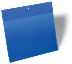 Durable Mágneses dokumentum tároló zseb A4, fekvő, 10 db/csomag, Durable Neodym kék - toptoner