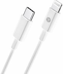 Sturdo kábel Lightning Type-C MFi-hez fehér 3A 1M