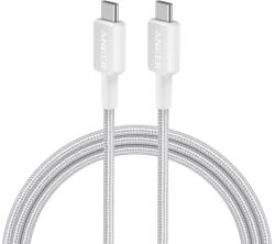 Anker Cablu de date Anker 322, USB-C - USB-C, 0.9m, White (A81F5G21)