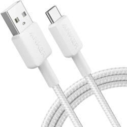 Anker Cablu de date Anker A81H6G21, USB-A male - USB-C male, 1.8m, White (A81H6G21)