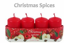  Adventi illatgyertya Christmas Spices 4db 6, 5cm (illatgyertya5)