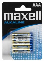 Maxell 18721 Mikroceruza elem AAA LR03 Alkaline 1, 5V 4db/cs