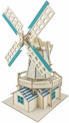 Woodcraft Construction Kit Woodcraft Puzzle 3D din lemn Moara de vant olandeza (DDXF-G003H)