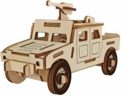Woodcraft Construction Kit Woodcraft Puzzle 3D din lemn Vehicul militar de luptă (DDXB-G008H)