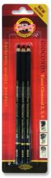 KOH-I-NOOR Mesterséges szén ceruzával 3 db