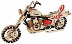 Woodcraft Construction Kit Woodcraft Puzzle din lemn 3D Motocicletă HD I color (DDXB-G004H)