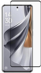 Around Glue Full Screen lcd kijelző üvegfólia, ütésálló védőfólia OPPO Reno10 Pro, fekete (5D, 9H)