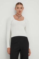 Hollister Co Hollister Co. pulover femei, culoarea alb, light 9BYX-SWD1K4_00X