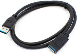 Thunder Germany UAX-79 (USB-A papa - USB-A mama) USB hosszabbító, USB3.0, fekete (1m) - mkaudio