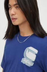 G-Star tricou din bumbac bărbați, cu imprimeu PPYH-TSM04H_55X (D23901.336)