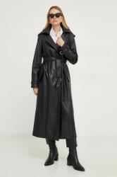 ANSWEAR palton femei, culoarea negru, de tranzitie, desfacut BMYX-KPD029_99X