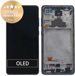 Samsung Galaxy A52 A525F, A526B - Ecran LCD + Sticlă Tactilă + Ramă (Awesome Black) - GH82-25524A GH82-25526A, GH82-25754A, GH82-25602A Genuine Service Pack, Awesome Black