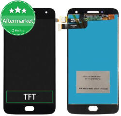 Motorola Moto G5 Plus - Ecran LCD + Sticlă Tactilă (Black) TFT, Black