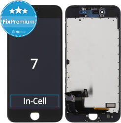 Apple iPhone 7 - Ecran LCD + Sticlă Tactilă + Ramă (Black) In-Cell FixPremium, Black