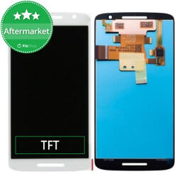 Motorola Moto X Play XT1562 - Ecran LCD + Sticlă Tactilă (White) TFT, White