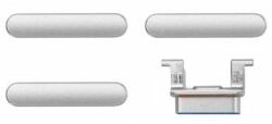 Apple iPhone 8, SE (2020), SE (2022) - Set Butoane Volum + Pornire + Modul Silen? ios (Silver, White), Silver