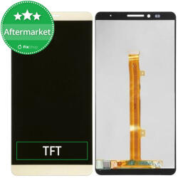 Huawei Mate 7 - Ecran LCD + Sticlă Tactilă (Amber Gold) TFT, Amber Gold